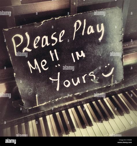 Play Me Im Yours Public Piano Stock Photo Alamy
