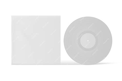 Premium Photo A White Vinyl Record With A White Cover And A White Box