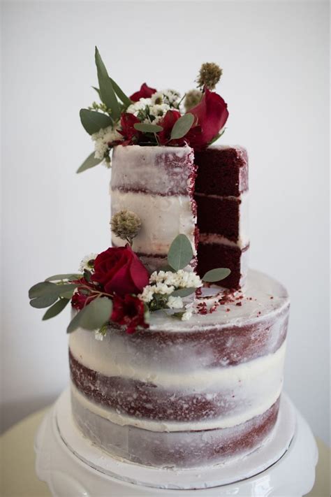 Ruby Wedding Cake Red Velvet Wedding Cake Burgundy Wedding Cake