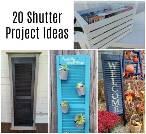 Repurposed Shutter Projects My Repurposed Life