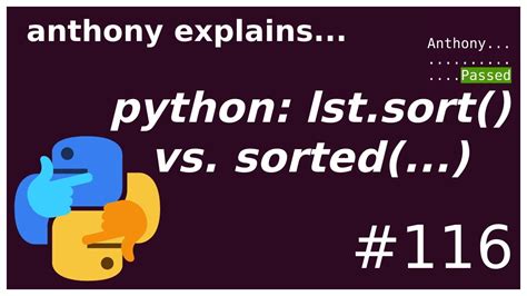Python Sort Vs Sorted Beginner Intermediate Anthony