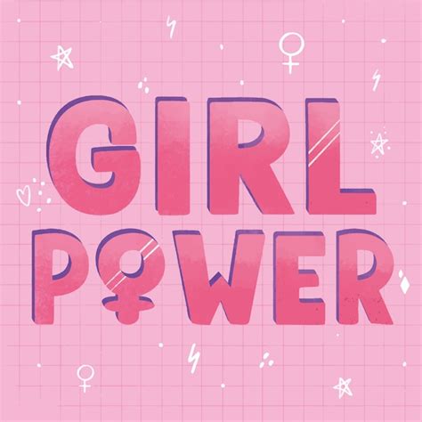 Free Vector Girl Power With Gender Symbols