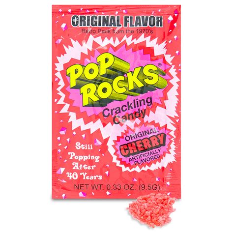 Pop Rocks Original Cherry Popping Candy Candy Funhouse