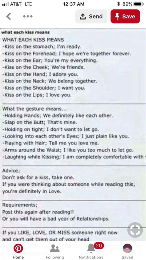 What Each Kiss Means Kiss Meaning Types Of Kisses Quotes