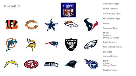 Nfl Logo Match Game For Windows 8 And 81
