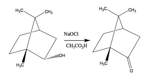 Solved In The Oxidation Of Isoborneol To Camphor Toward The