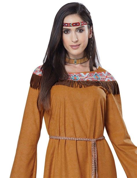 Classic Indian Maiden Costume Womens Native Indian Costume