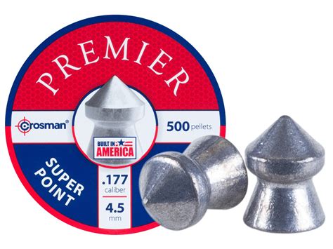 Crosman Premier Super Point 177 Cal 79 Grains Pointed 500ct Air
