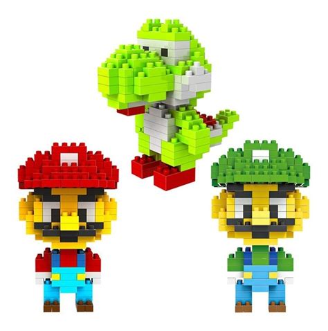 Figura Armable Mario Bros Mini De Bloques Blocks Mini Mercado Libre