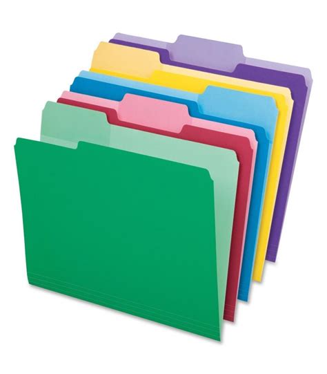 Pendaflex File Folders Letter Size Colors Assorted 24pack Multi