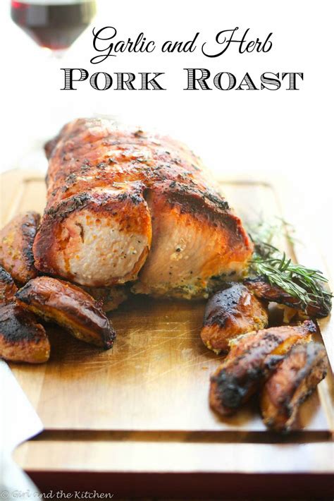 Garlic And Herb Pork Roasta One Pot Recipe Girl And The Kitchen