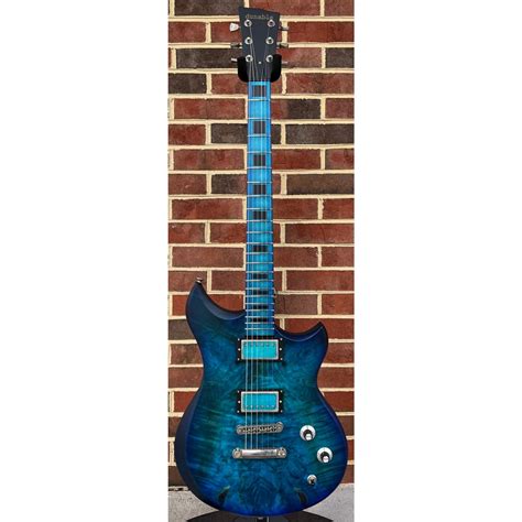 Dunable Guitars Usa Custom Shop Cyclops Aqua Burst Burl Maple Top