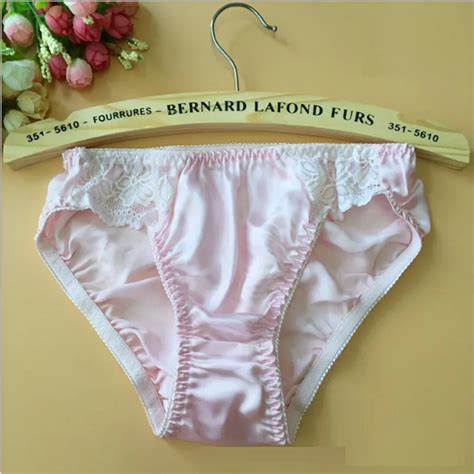 women mulberry silk satin panties female respiratory underwear pack ladies knickers briefs from
