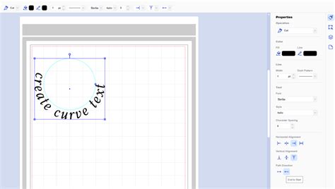 How To Create Curve Text In Canvasworkspace Creative Fabrica
