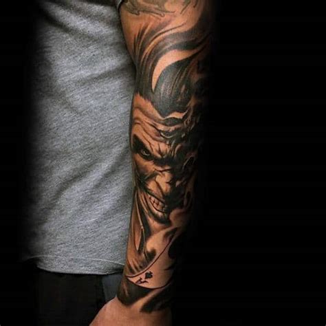 People who want to establish batman's supremacy, go for scenes where the joker's being put to his place, while others go for where batman and not the joker falls. 101 Joker tattoo designs for men - (incl, legs, backs ...