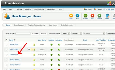 Joomla 25 Acl Assigning Users To User Groups Inmotion Hosting