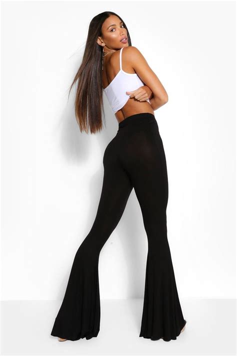 Tall Jersey Extreme Flared Trousers Flare Trousers Clothing For Tall
