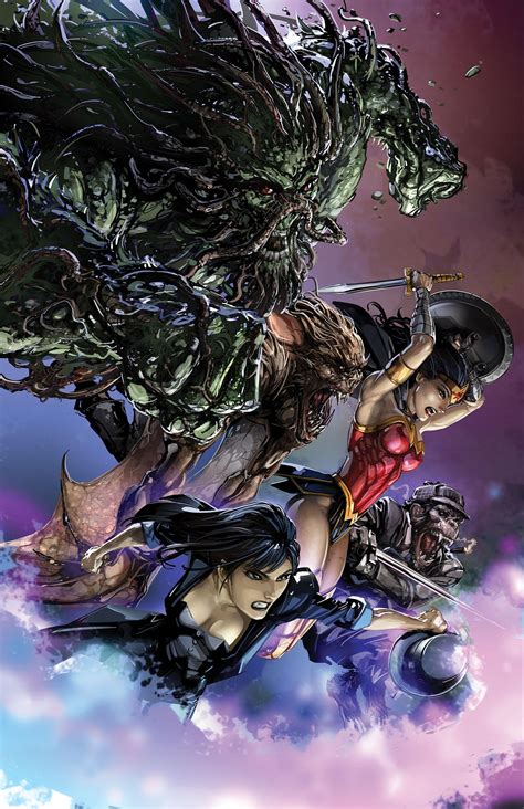 Justice League Dark 6 Textless Variant Cover By Clayton Crain Dccomics