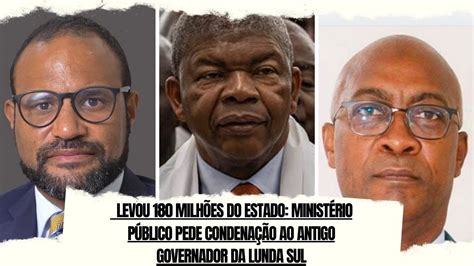 JoÃo LourenÇo Exonera MÁrio Caetano Do Cargo E Ministro Do Planeamento Mp Pede CondenaÇÃo Youtube