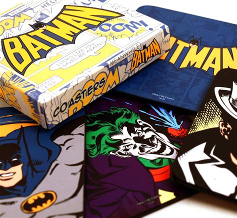 Batman Classic Coaster Set Of Four Pictures Official Dc Comics Product