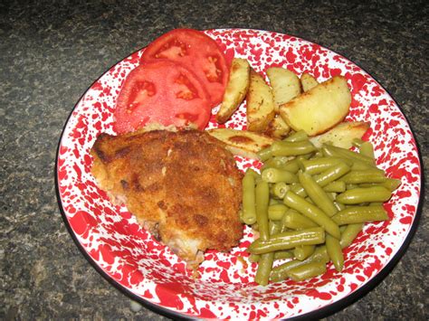 It comes out crispy on the outside and tender and juicy on the inside. Cheap Recipes: A Good Ol' Southern Dinner for 4 for Under ...