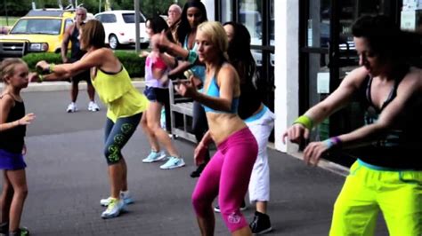 National Dance Day 2012 Submission Zumba® Fitness Crazy Love Youtube