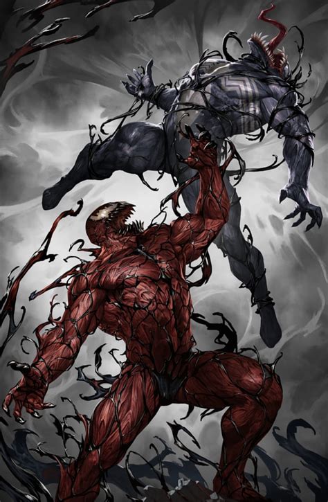 1366x768px 720p Free Download Carnage Vs Venom Comic Fight Marvel
