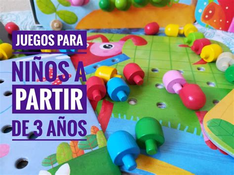Juguetes Didácticos Para Niños De 3 Años Juegos Educativos Ideas Para