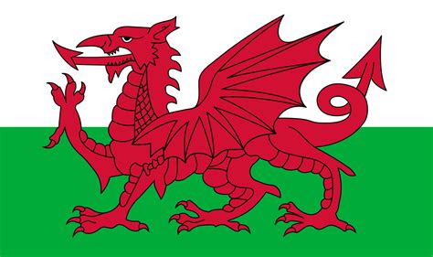 Welsh Flag Vector Country Flags