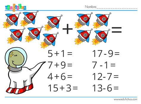 Recurso interesante para infantil o el comienzo de primero de educación primaria. Pin de Monica Vilchez en matematicas | Suma y resta ...