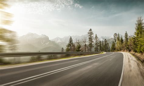 Mountain Road At High Speed Stock Photo Download Image Now Istock