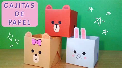 Cajita De Papel Paper Box Youtube