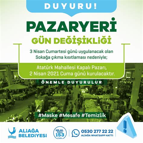 İzmir Aliağa Pazarı'na kısıtlama düzenlemesi - Malatya Flaş Haber