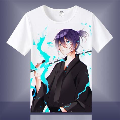 Noragami Yato Iki Hiyori Yukine Nora Anime Casual T Shirt Kawaii