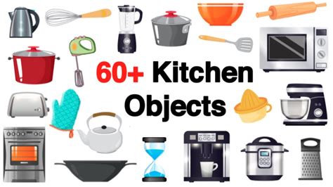Kitchen Objects In English 🍳 Learn Vocabulary Youtube