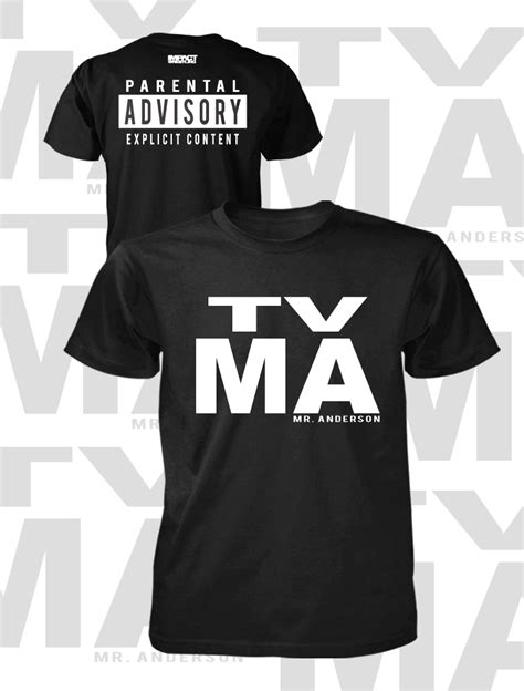 Mr Anderson Tv Ma T Shirt Pro Wrestling Fandom