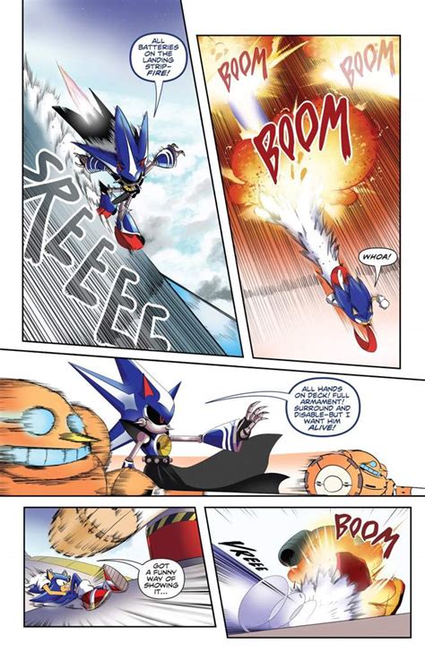 Sonic Vs Neo Metal Idw Sonic The Hedgehog Amino