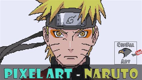 Pixel Art Naruto Uzumaki Naruto Shippuden