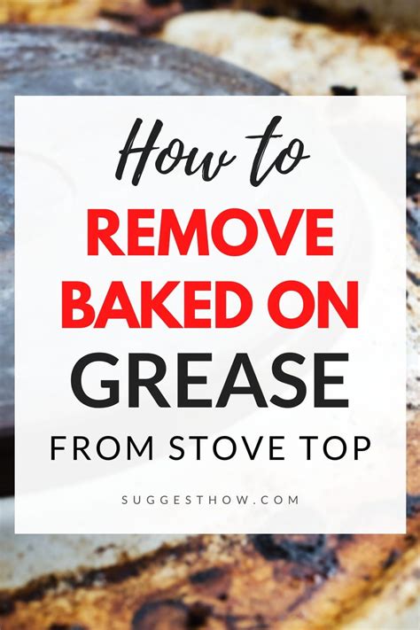 Spread the wet towel over the stove top and cover that with a trash bag to keep evaporation to a minimum and let it soak. How to Remove Baked On Grease from Stove Top with 5 Easy ...