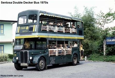 1970s Double Decker Bus In Sentosa Singapore Transport Double