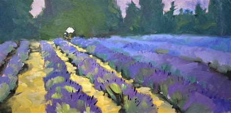 Lavender Perspective Oil Painting By Kristina Sellers Artfinder