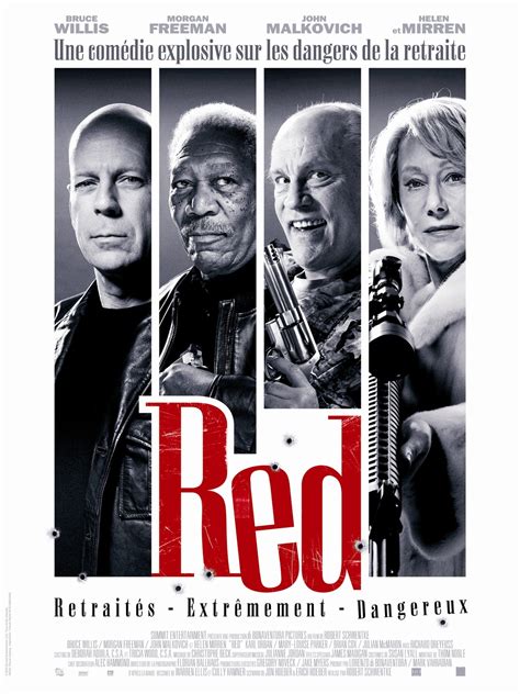 Highlighting red color makes the movie poster look ironic and it is presented in the movies in such a way which depicts as if it is symbolic of different. Red (#9 of 10): Extra Large Movie Poster Image - IMP Awards