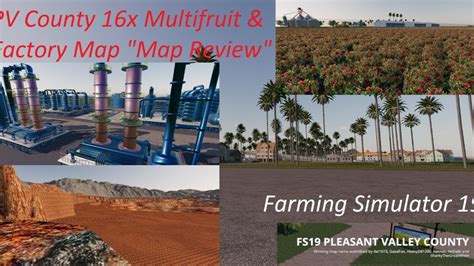 Farming Simulator 19 Fs 19 Pv County 16x Multifruit 8 Youtube