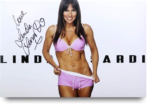 Linda Lusardi Signed X Photo Glamour Model Autograph Memorabilia