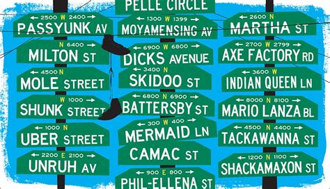 The Big List Of Funny Philadelphia Street Names Philadelphia Magazine