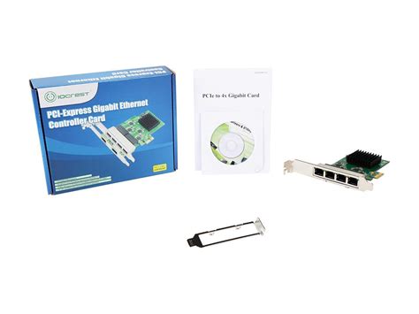 Syba Si Pex24042 4 Port Gigabit Ethernet Pci E X1 Network Interface