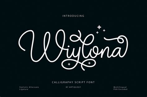 Weny Mesy A Romantic And Sweet Calligraphy Typeface Crella