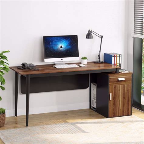 Tribesigns 55 Inch Large Computer Desk With Storage
