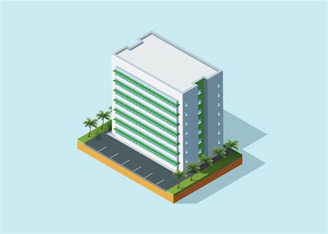 Isometric Illustration Building 02 ~ Illustrations ~ Creative Market