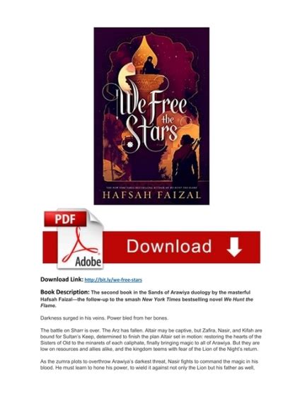 Full Book Pdf Download We Free The Stars Sands Of Arawiya 2 By